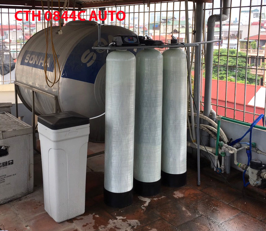 hệ thống lọc tổng sinh hoạt chung cư CTH 0844C auto